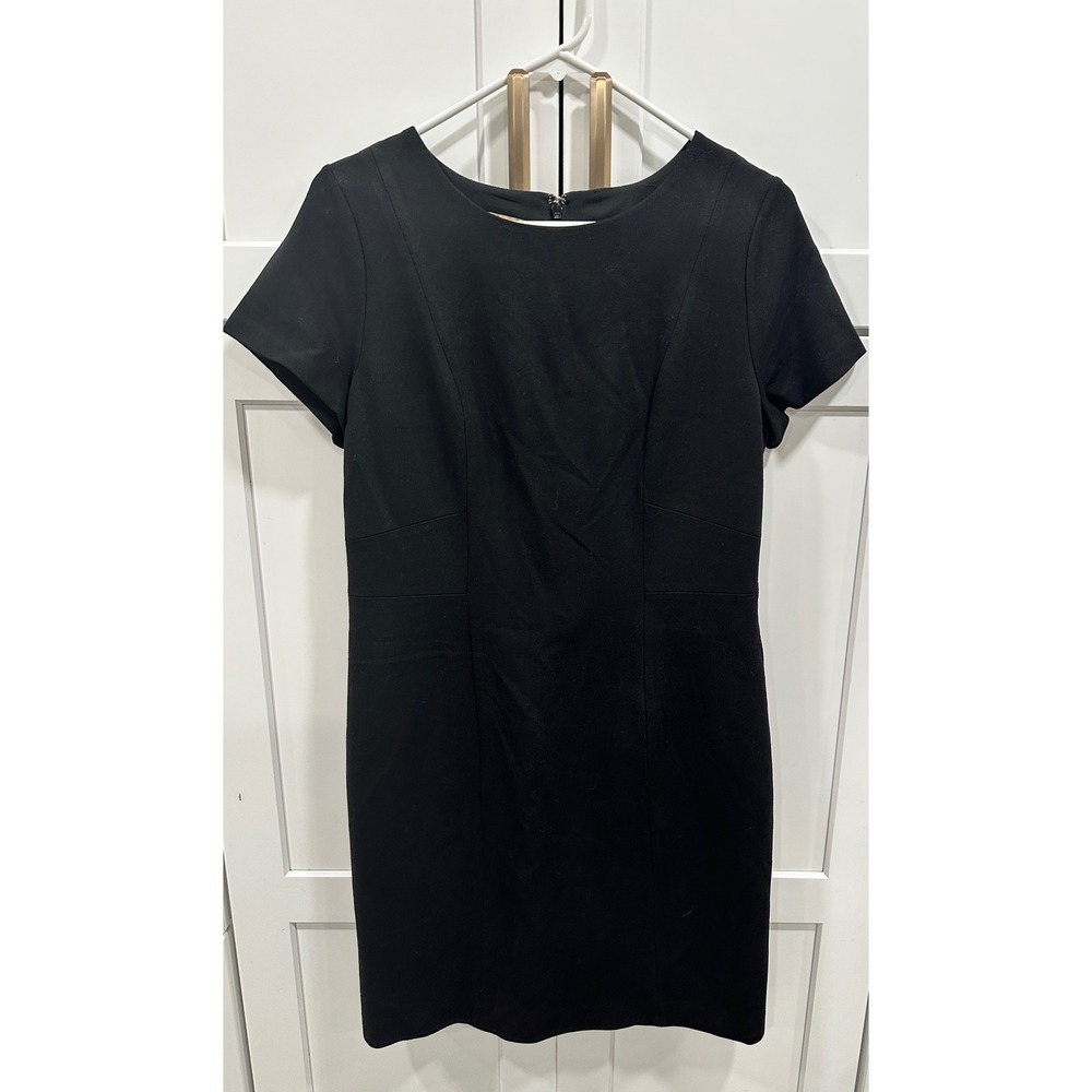 Talbots Women's‎ Black Career Dress Fitted Short Sleeve Petite Size 8P